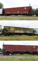 BNSF BN Hoppers